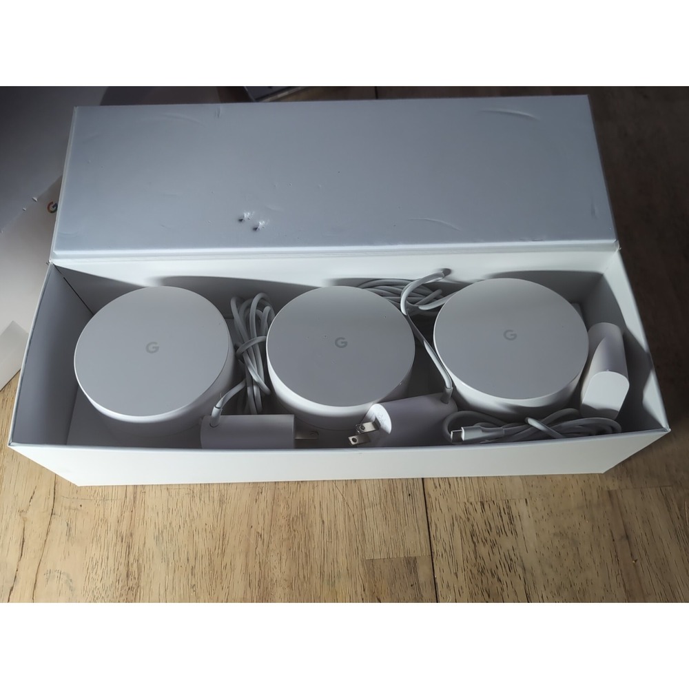 Google WiFi System Whole Home Mesh Router -‎ 3 Pack (Open Box) - Picture 7 of 16